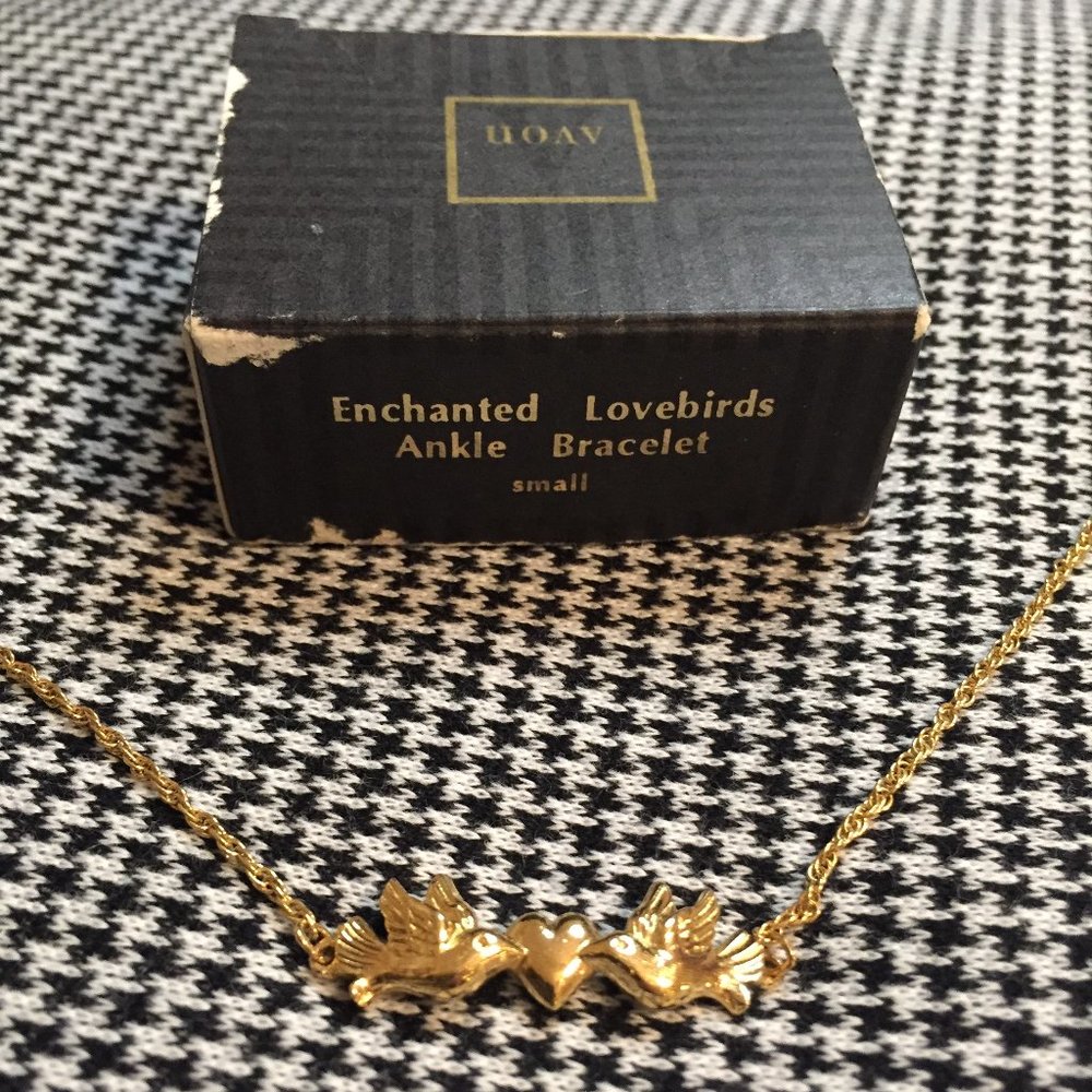 Vintage Avon Enchanted Birds Ankle Bracelet